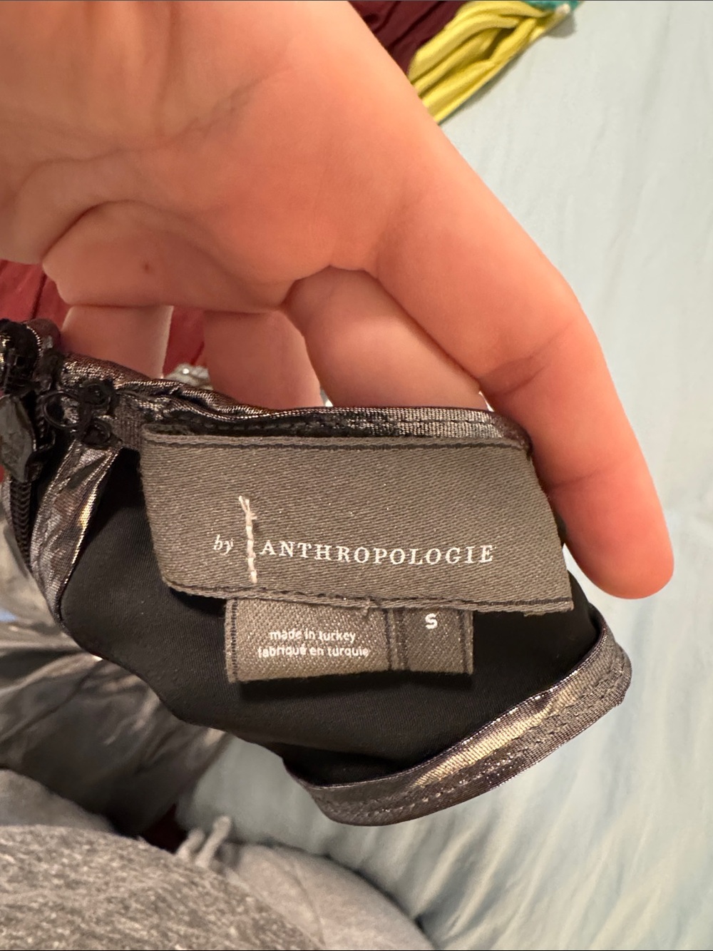Anthropologie Metallic Racerback Midi - Picture 4 of 4
